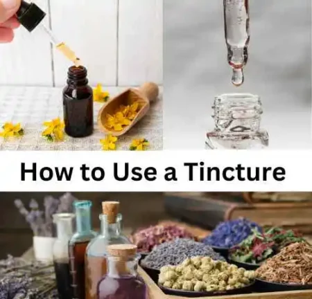 How to Use a Tincture