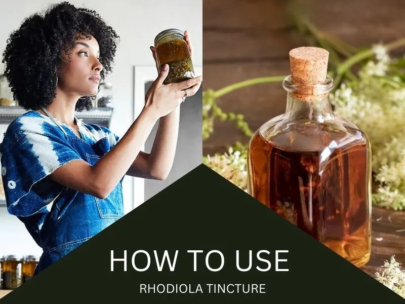 how to used Rhodiola Tincture